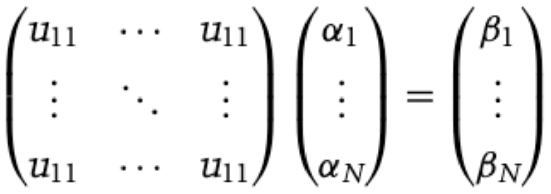 Stochastic matrix equation
